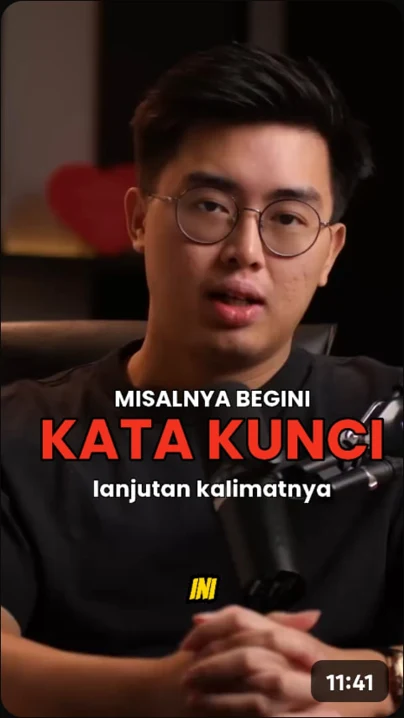Ilustrasi output klip 1 dari screenshot Clippost